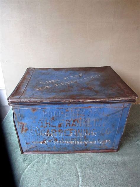 franklin sugar refinery blue metal box|Franklin Sugar Refinery .